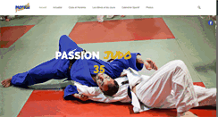 Desktop Screenshot of passionjudo35.fr